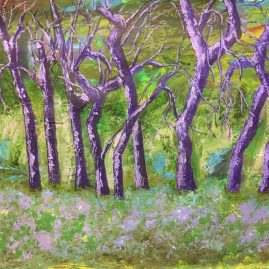 Maribel Matthews Purple Trees